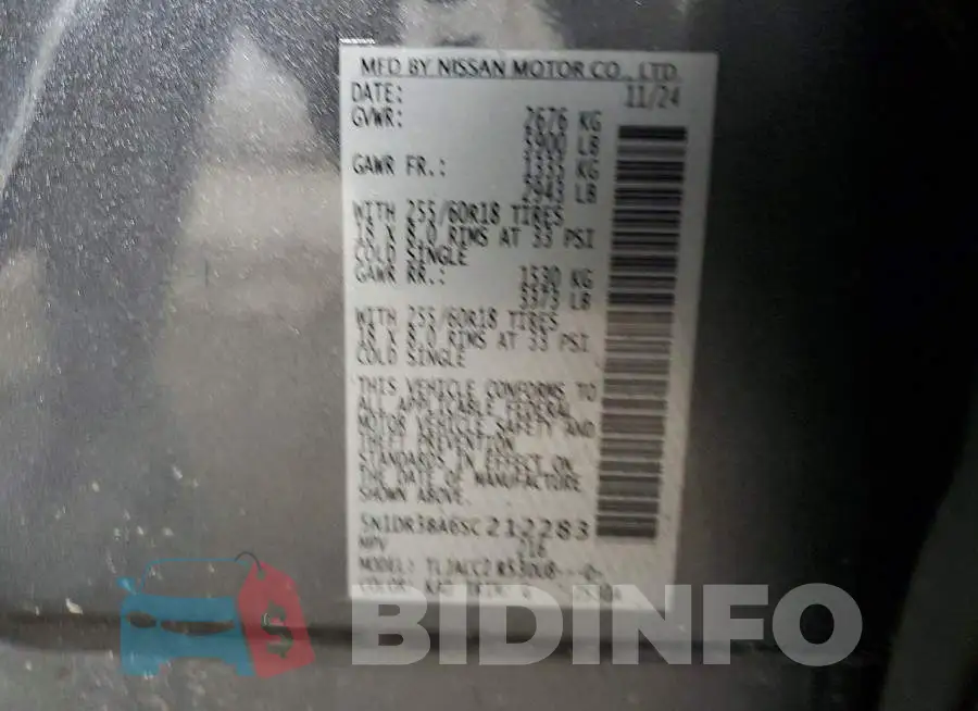 5N1DR3BA6SC212283 Photo# 13