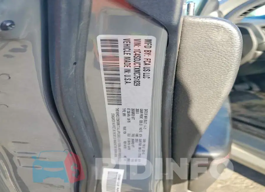 1C4SDJCTXMC751829 Photo# 13