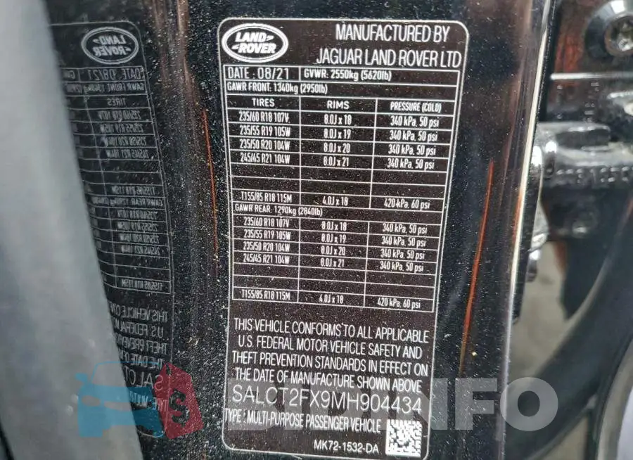 SALCT2FX9MH904434 Photo# 13