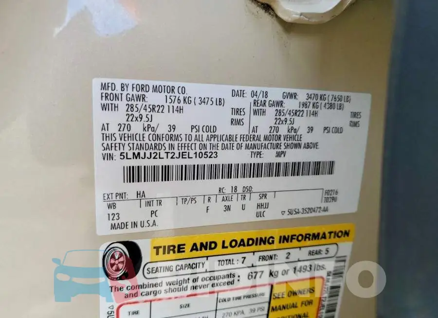 5LMJJ2LT2JEL10523 Photo# 12