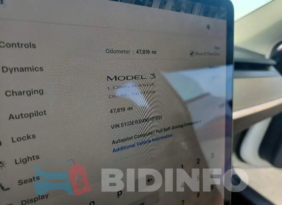 5YJ3E1EB4NF181921 Photo# 9