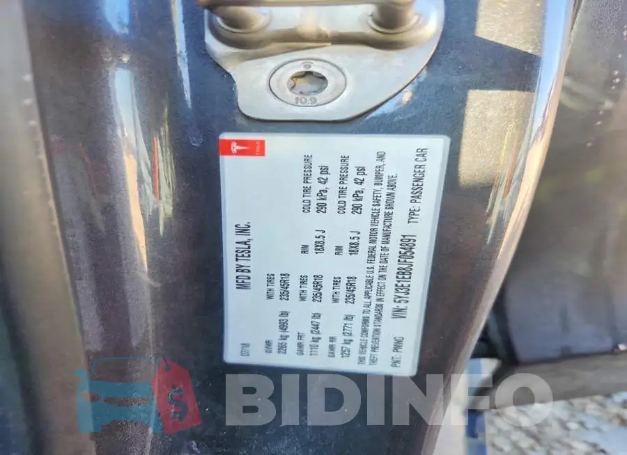 5YJ3E1EB8JF054891 Photo# 12