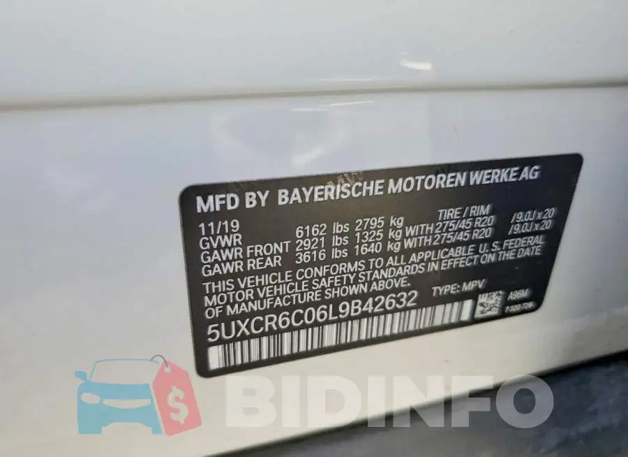 5UXCR6C06L9B42632 Photo# 13