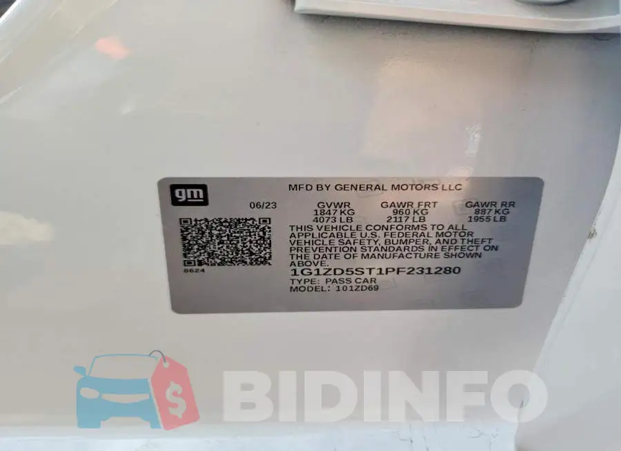 1G1ZD5ST1PF231280 Photo# 12