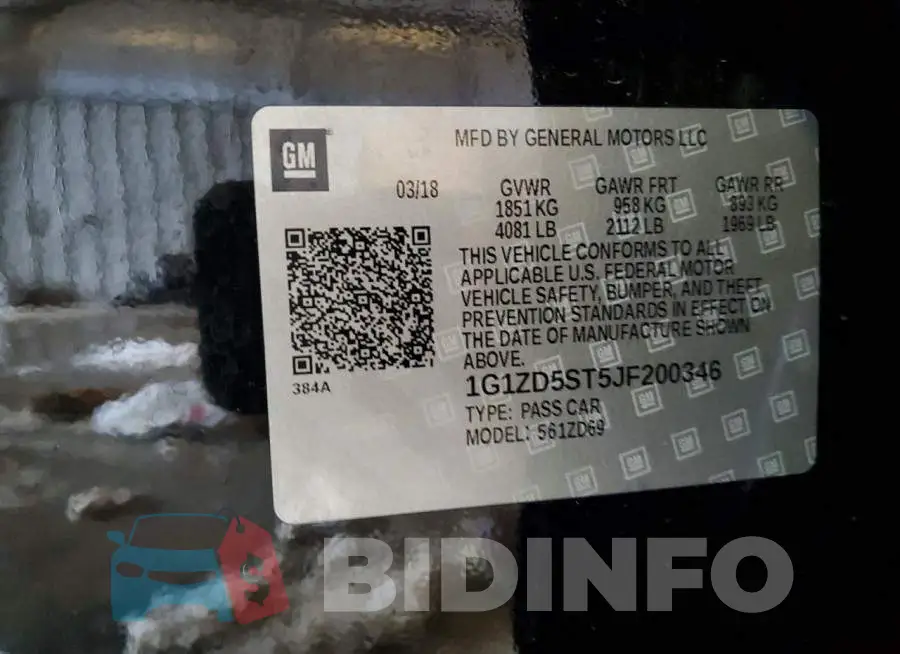 1G1ZD5ST5JF200346 Photo# 12