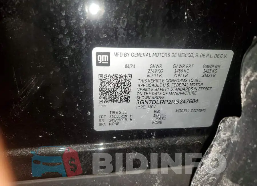 3GN7DLRP2RS247604 Photo# 13