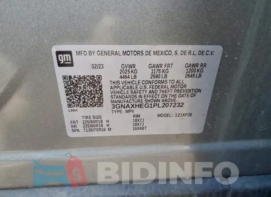 3GNAXHEG1PL207232 Photo# 13