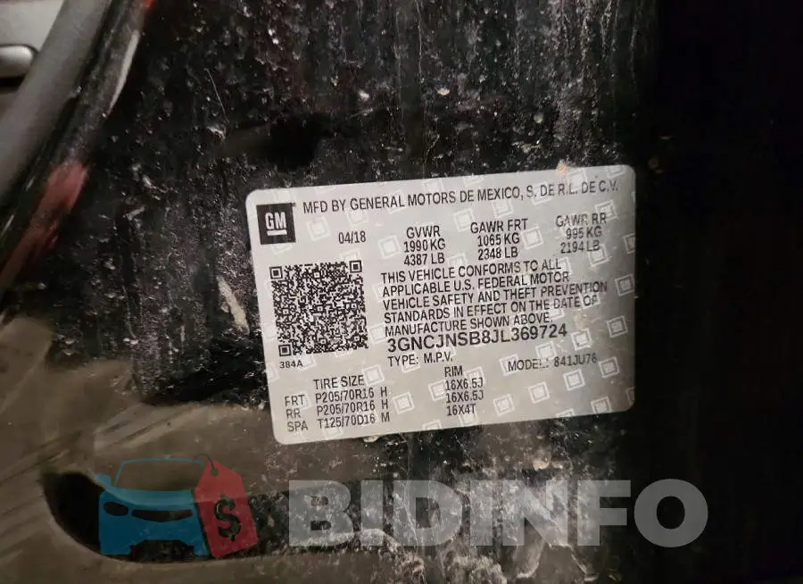 3GNCJNSB8JL369724 Photo# 13