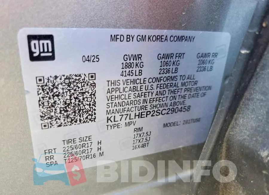 KL77LHEP2SC290458 Photo# 13