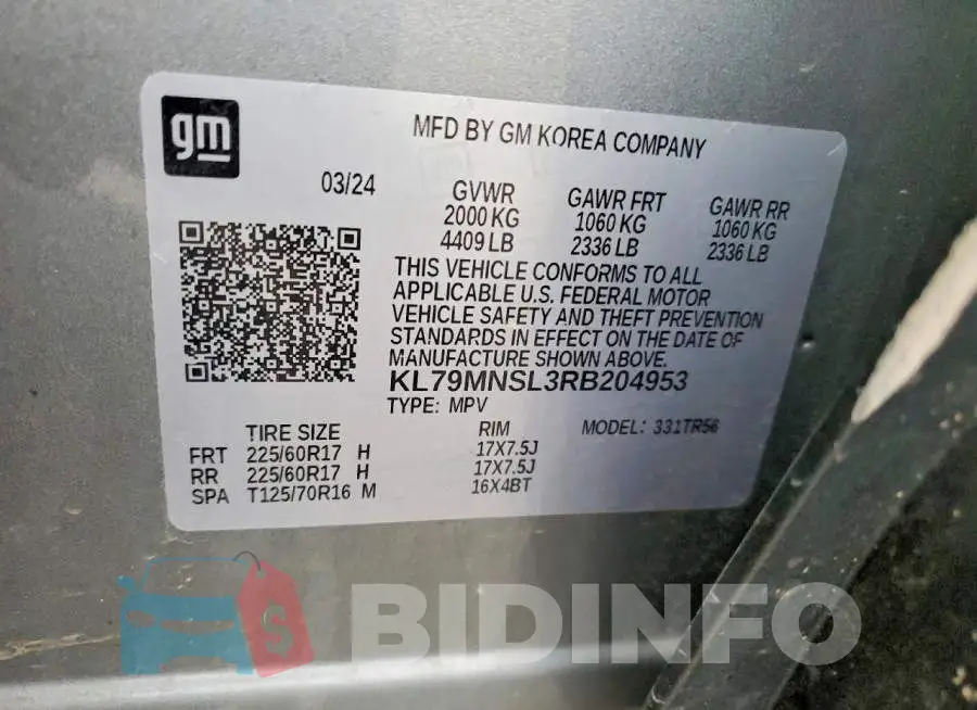 KL79MNSL3RB204953 Photo# 13