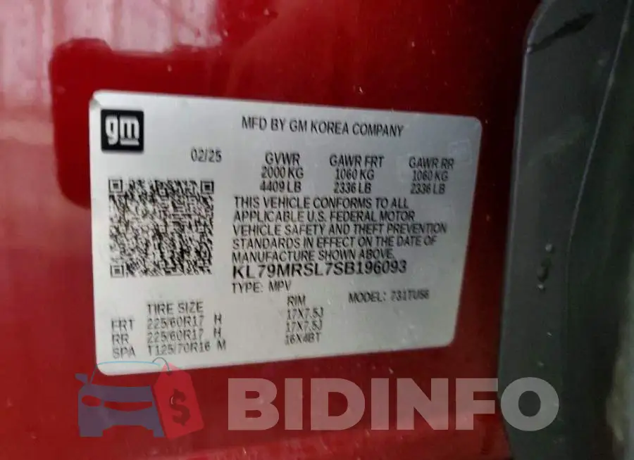 KL79MRSL7SB196093 Photo# 13