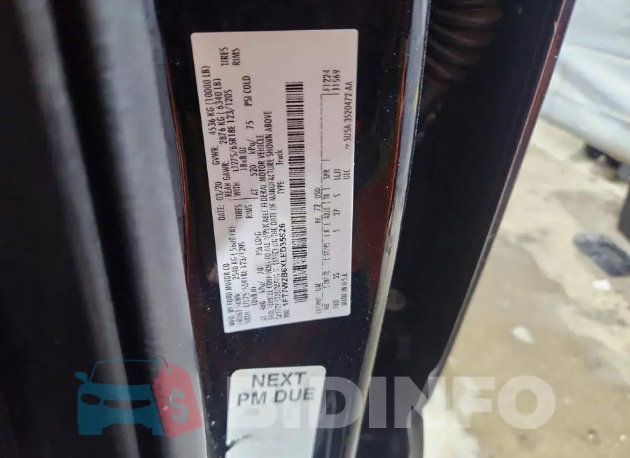 1FT7W2B6XLED35526 Photo# 12