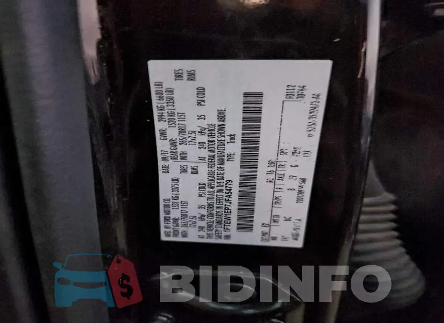 1FTEW1EP7JFA54779 Photo# 12