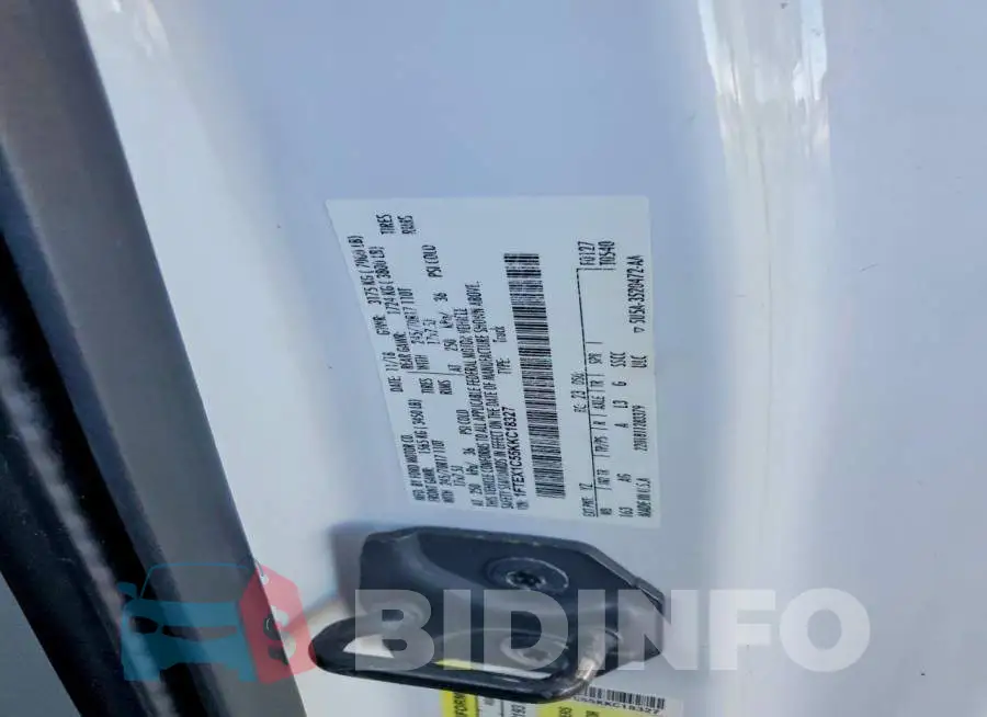 1FTEX1C55KKC18327 Photo# 12