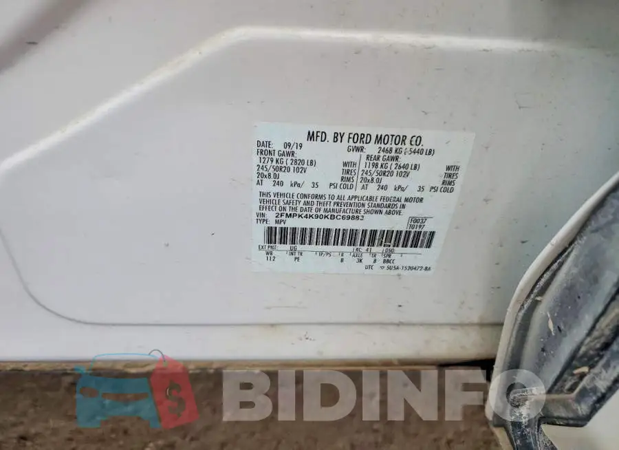 2FMPK4K90KBC69883 Photo# 13