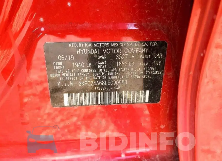 3KPC24A68LE090883 Photo# 12