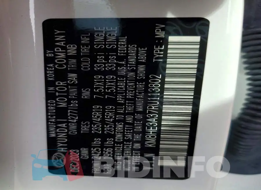 KM8HE3A37RU113802 Photo# 12