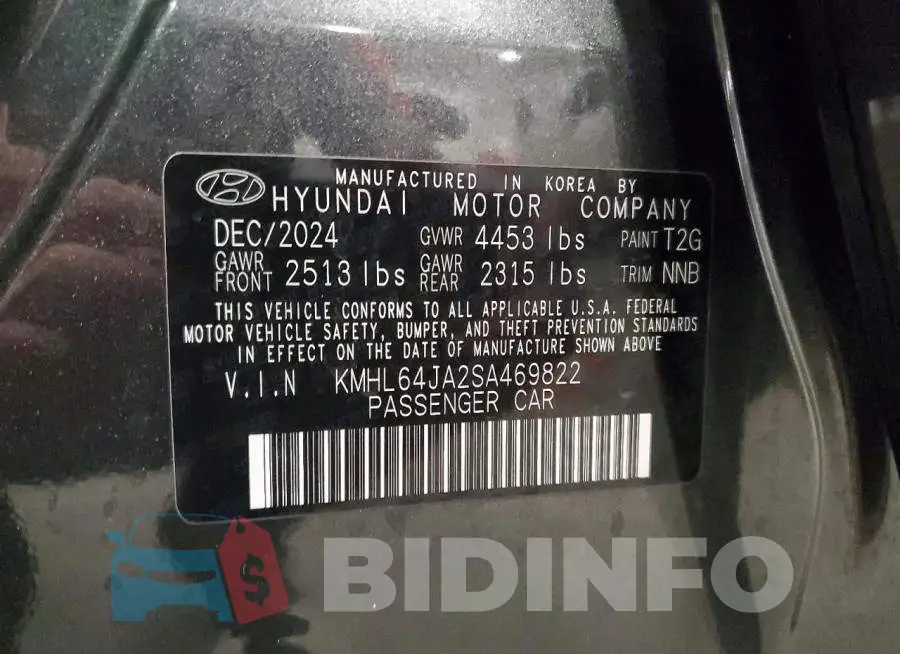 KMHL64JA2SA469822 Photo# 12
