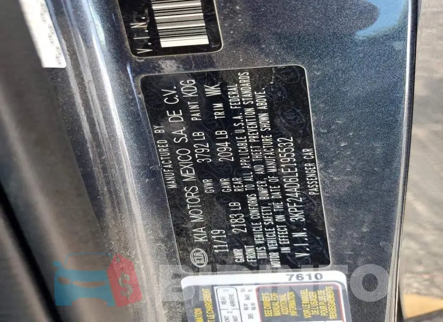 3KPF24AD6LE195532 Photo# 12