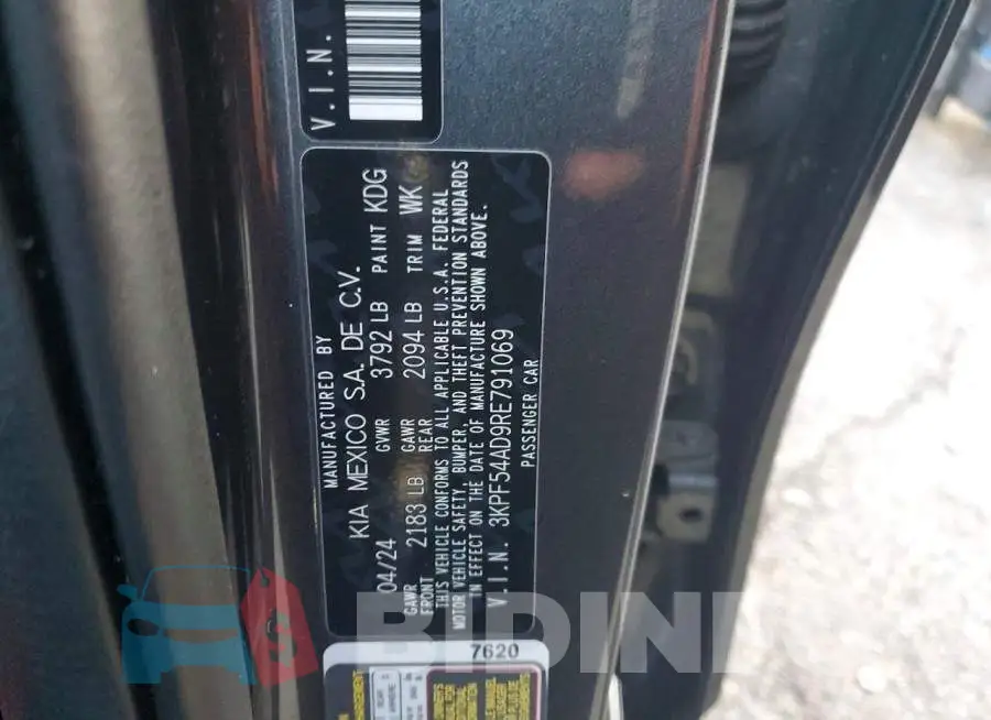 3KPF54AD9RE791069 Photo# 12