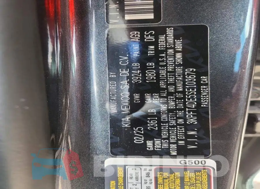 3KPFT4DE5SE103679 Photo# 12