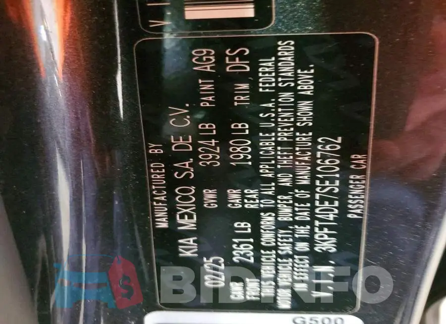 3KPFT4DE7SE106762 Photo# 12