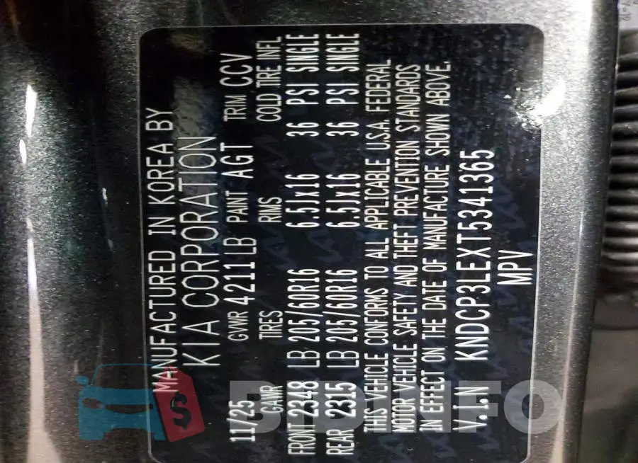 KNDCP3LEXT5341365 Photo# 13