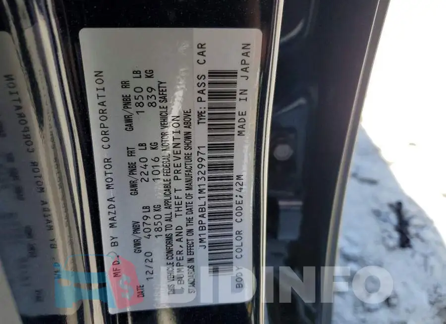 JM1BPABL1M1329971 Photo# 13