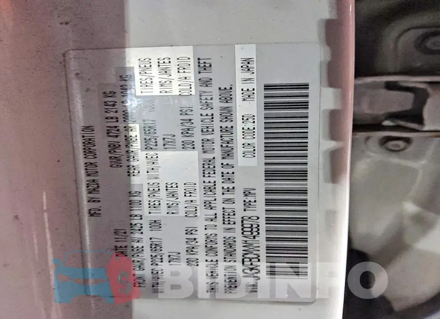 JM3KFBCMXM1499978 Photo# 13