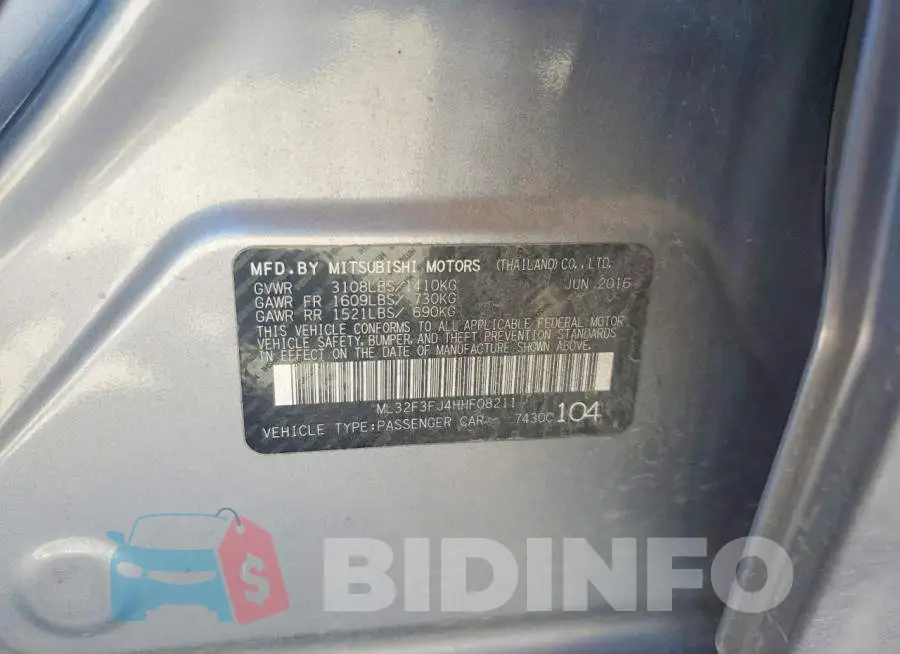 ML32F3FJ4HHF08211 Photo# 12