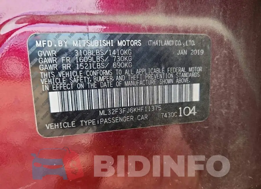 ML32F3FJ6KHF11375 Photo# 13
