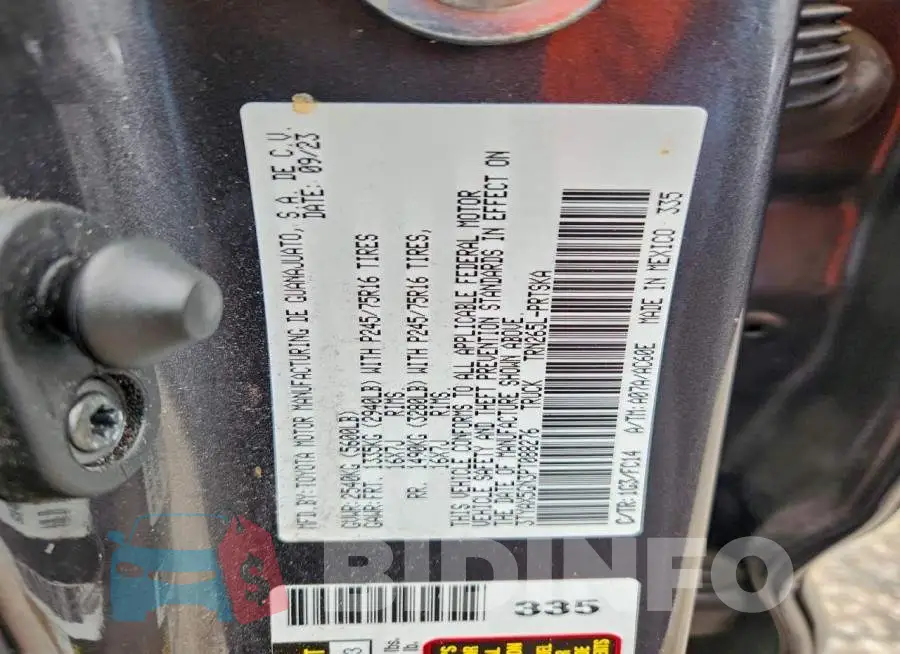 3TYAX5GN3PT088276 Photo# 12