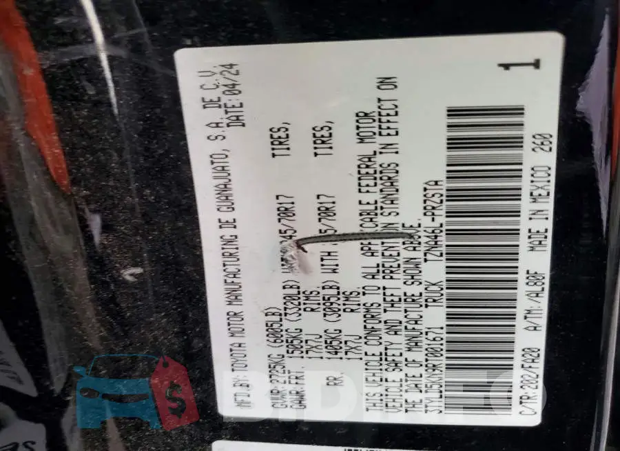 3TYLD5KN9RT001671 Photo# 12
