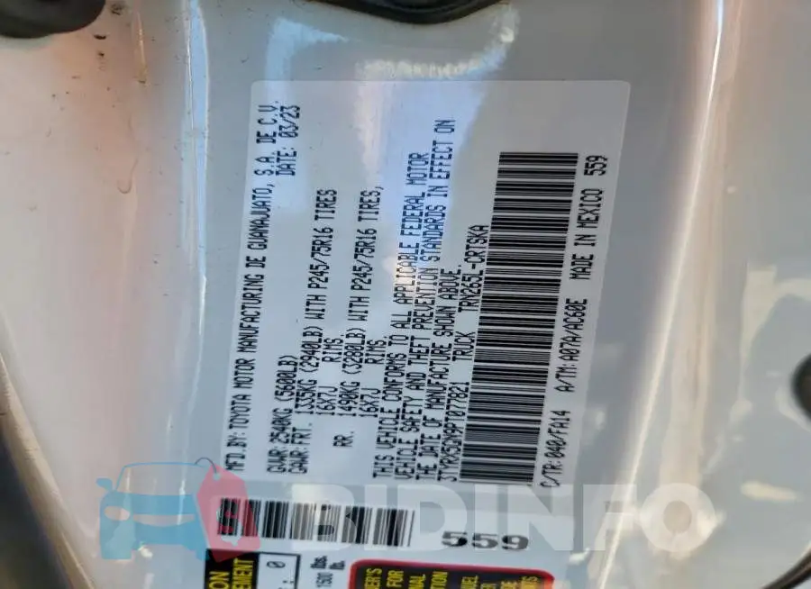 3TYRX5GN9PT077821 Photo# 12