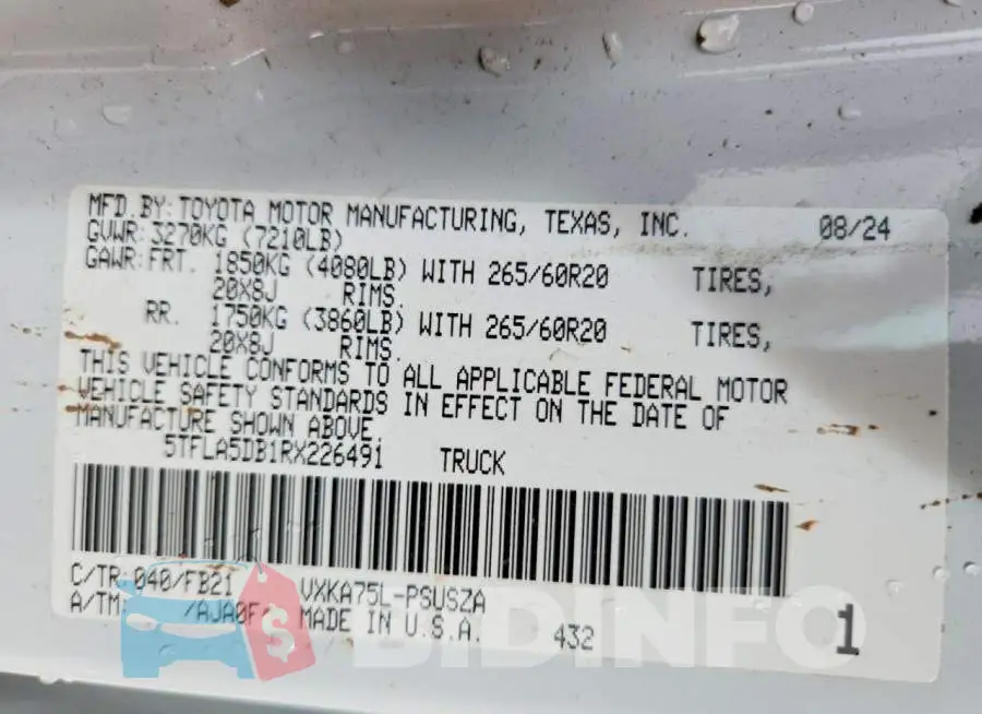 5TFLA5DB1RX226491 Photo# 12