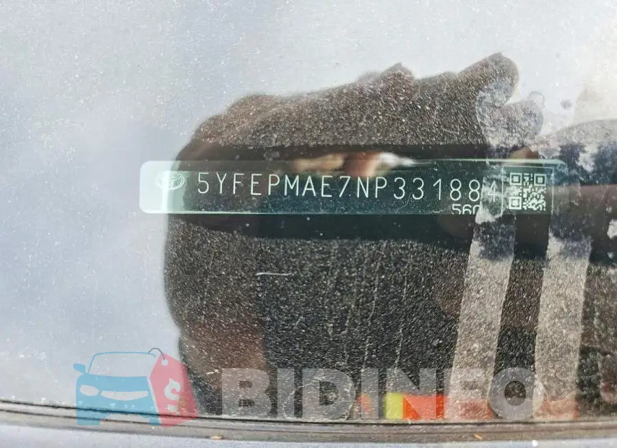 5YFEPMAE7NP331884 Photo# 13