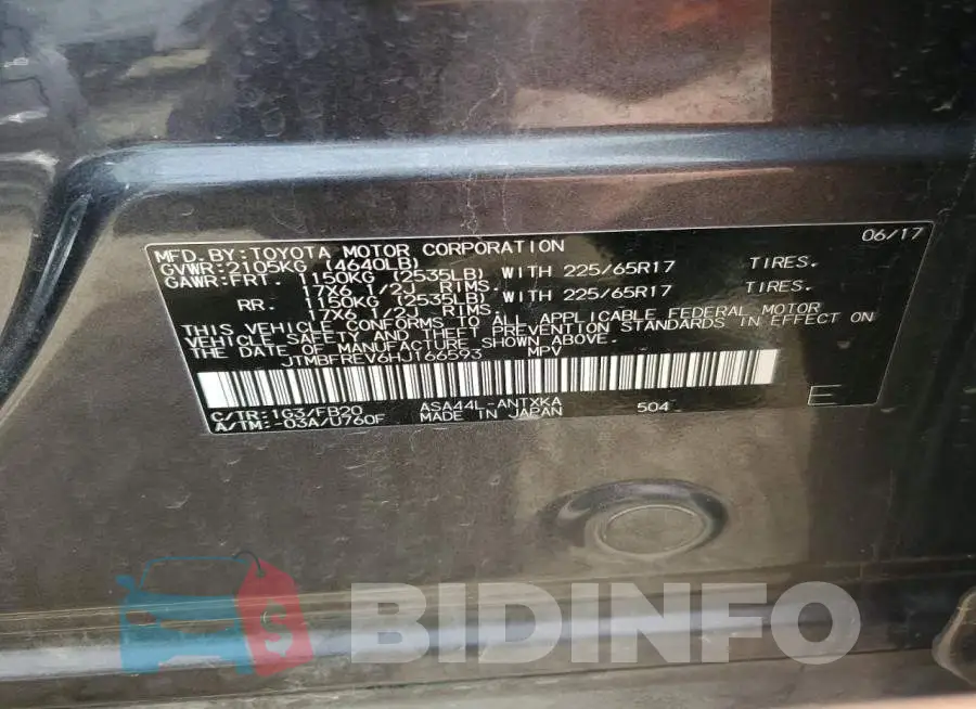 JTMBFREV6HJ166593 Photo# 14