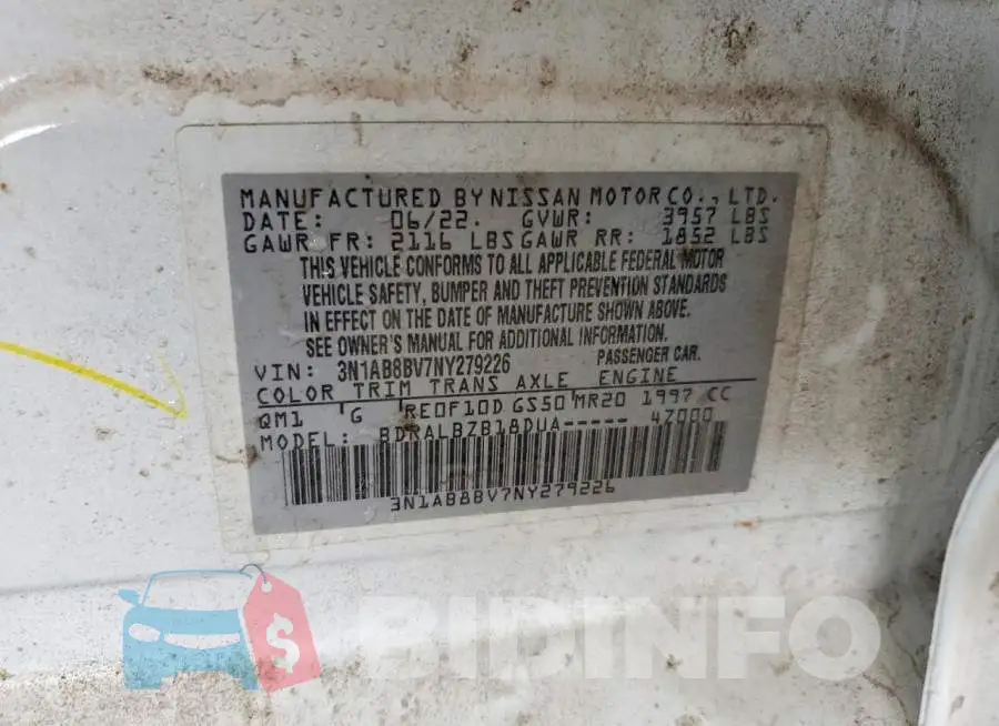 3N1AB8BV7NY279226 Photo# 12