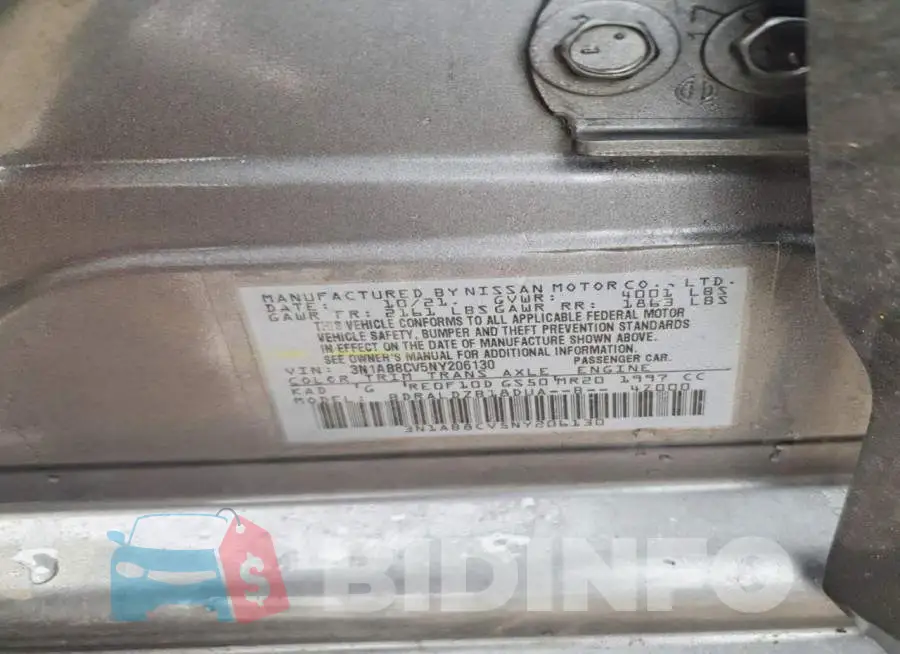 3N1AB8CV5NY206130 Photo# 12