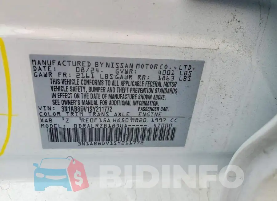 3N1AB8DV1SY211772 Photo# 12