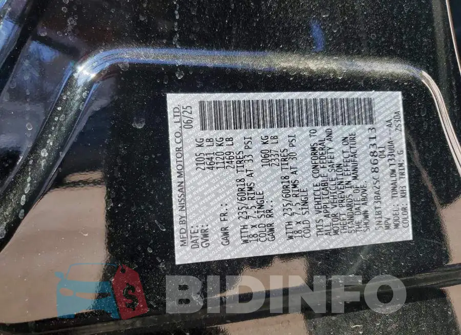 5N1BT3BA2SC868313 Photo# 12