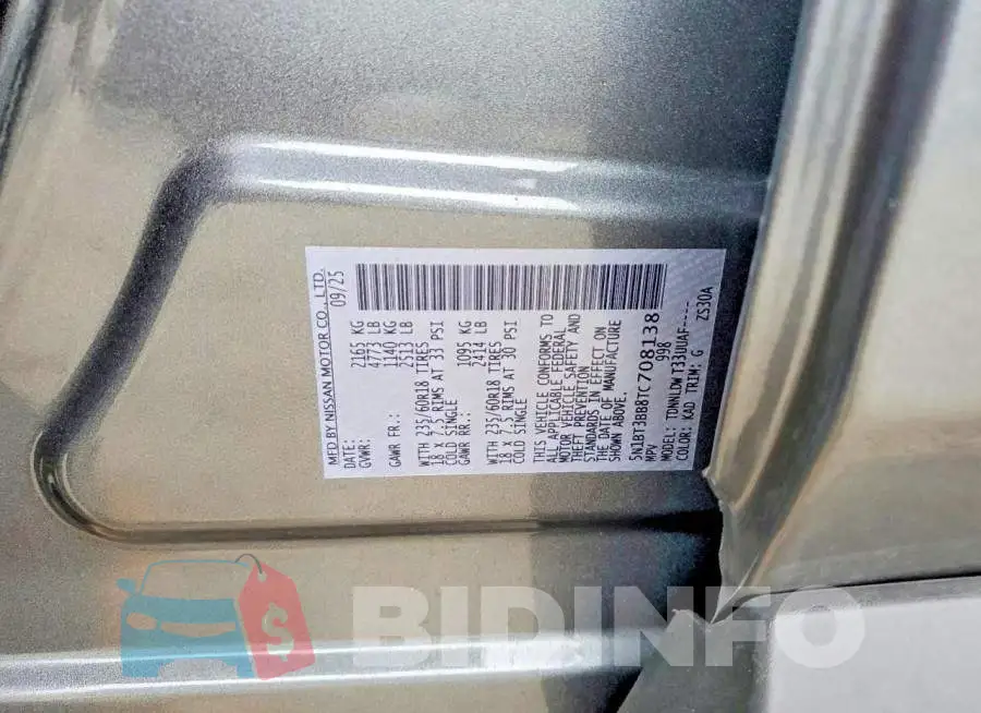 5N1BT3BB8TC708138 Photo# 12