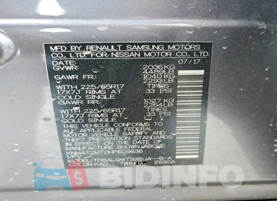 KNMAT2MT0HP609636 Photo# 13