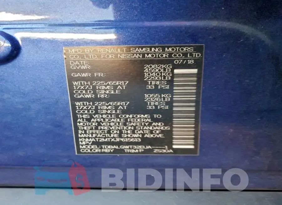 KNMAT2MTXJP615613 Photo# 13