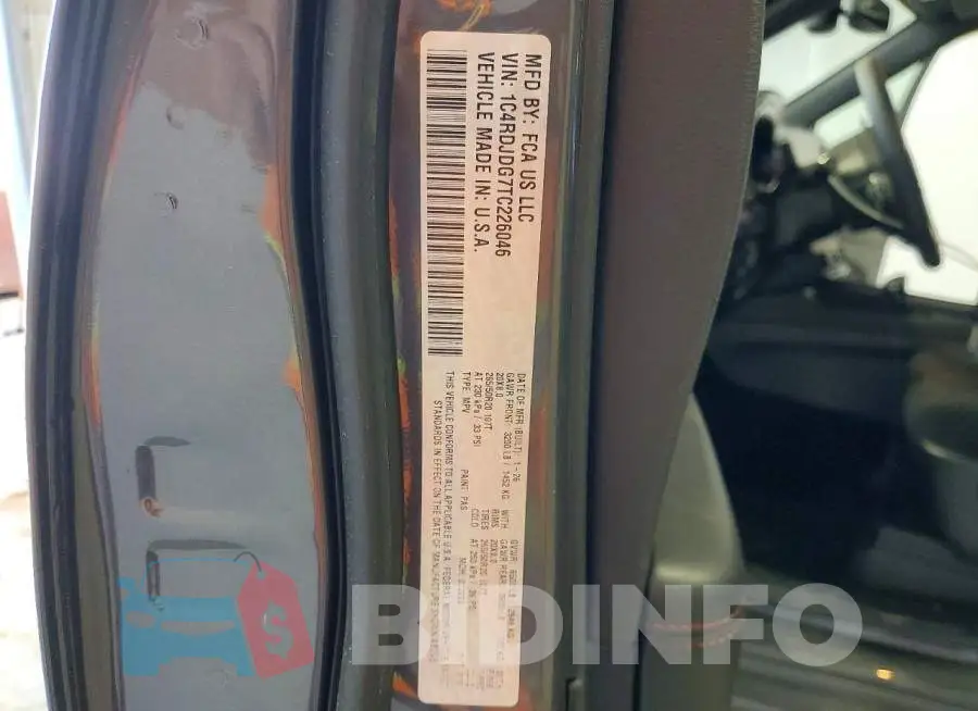 1C4RDJDG7TC226046 Photo# 13
