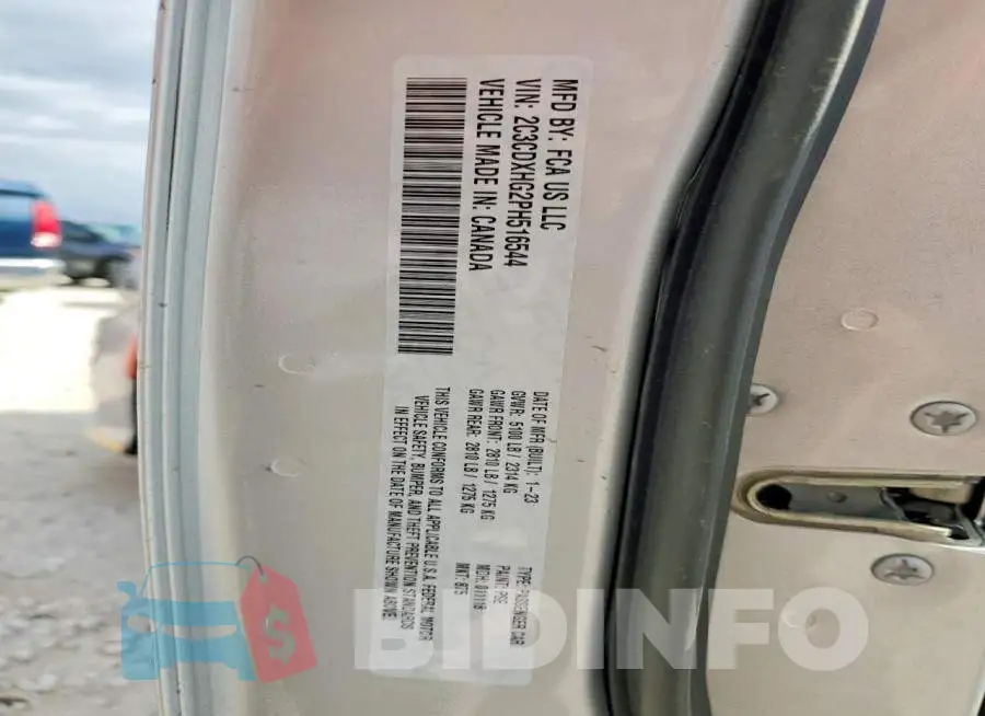 2C3CDXHG2PH516544 Photo# 12