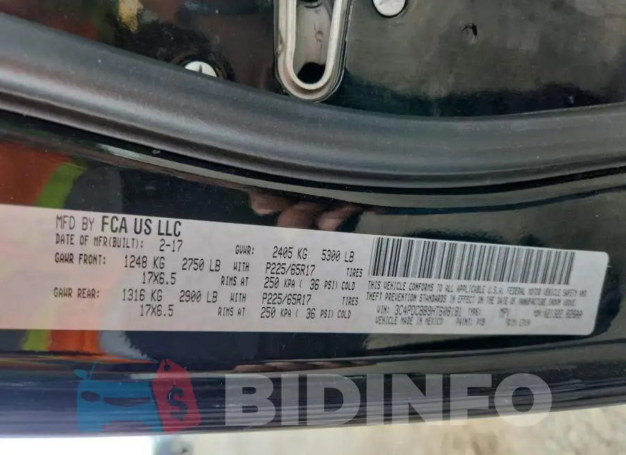 3C4PDCBB9HT608181 Photo# 14