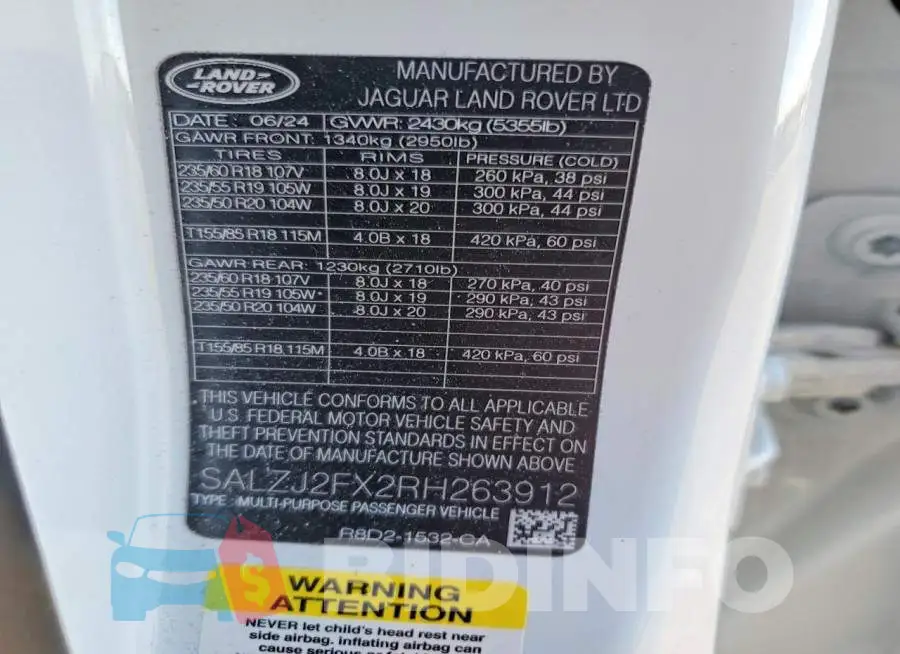 SALZJ2FX2RH263912 Photo# 14
