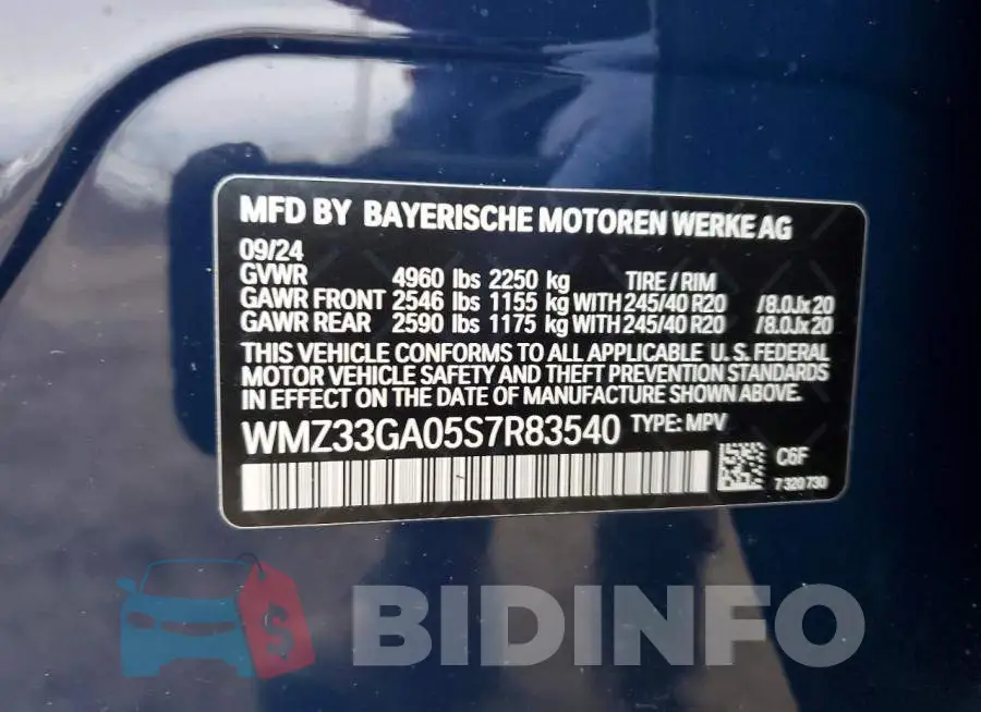 WMZ33GA05S7R83540 Photo# 12