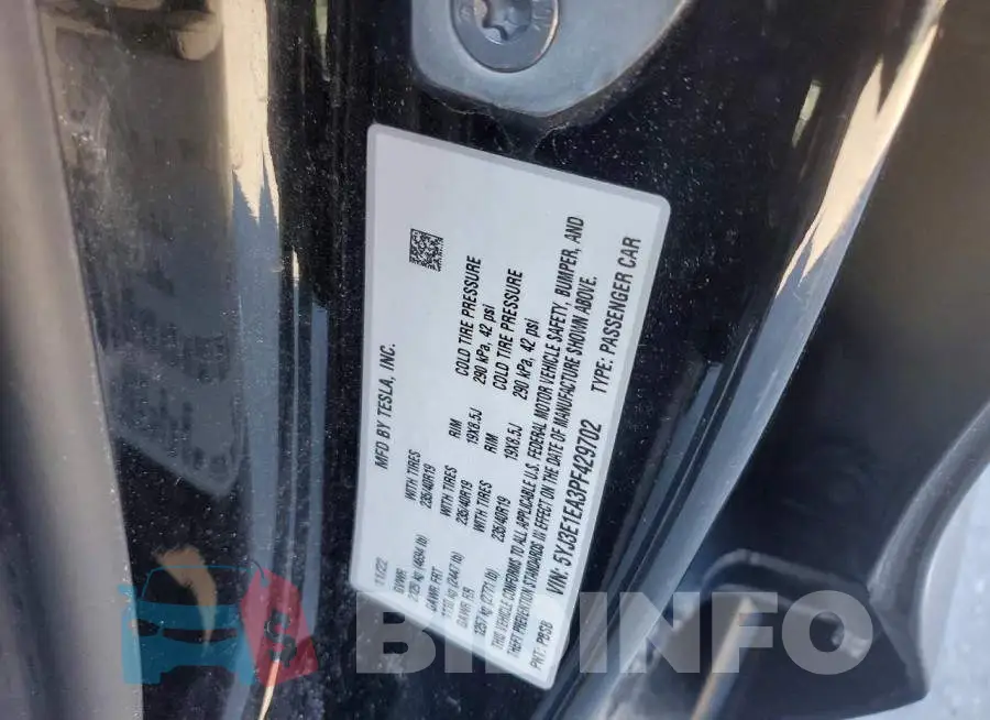 5YJ3E1EA3PF429702 Photo# 12